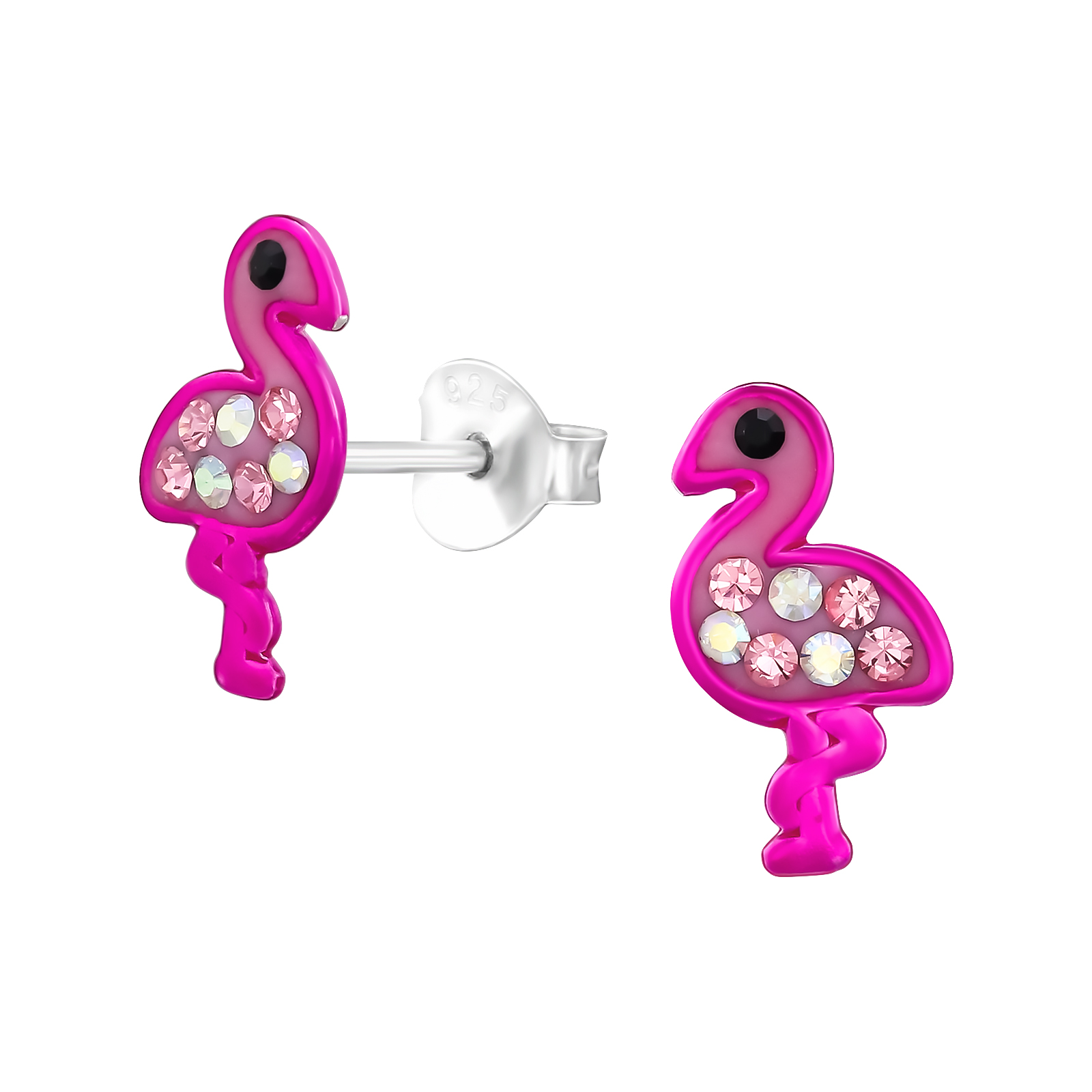 De Zilveren oorstekers Flamingo, modelnummer 48739, zijn verfijnd ontworpen met een speelse flamingo-vorm. Perfect om elke outfit een vleugje elegantie te geven. Draag deze oorbellen met casual of formele kleding voor een stijlvolle, en onderscheidende look. Een must-have accessoire voor elke sieradenliefhebber!