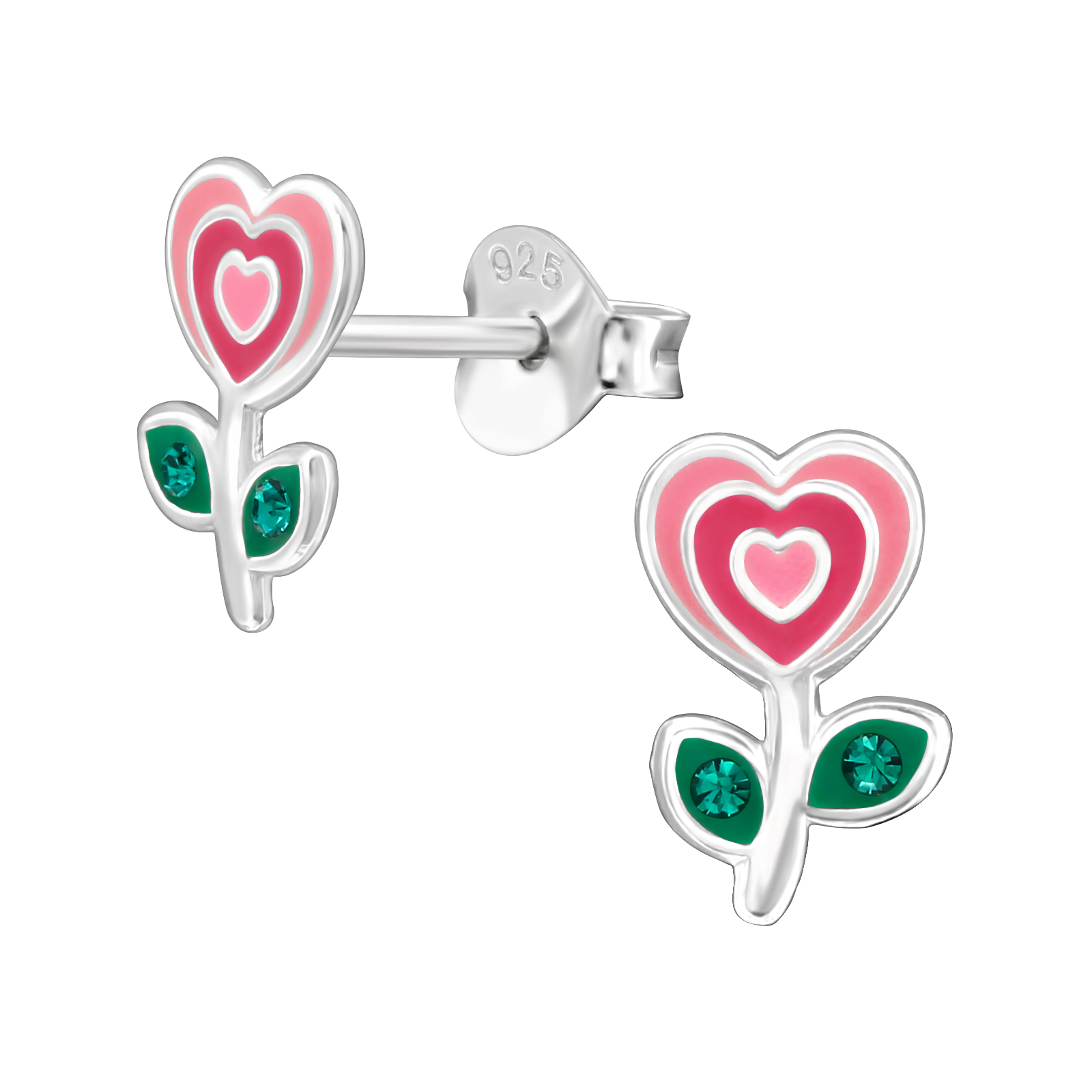 Product 50080, zilveren oorstekers Hartenbloem, is een prachtig accessoire. Deze bicolor oorstekers in de categorie 'Jewel', subtype 'Stud Earrings', voegen een elegante touch toe aan elke outfit. Beste gedragen met opgestoken haar om de details volledig tot hun recht te laten komen. Ideaal voor zowel dagelijkse als bijzondere gelegenheden.

