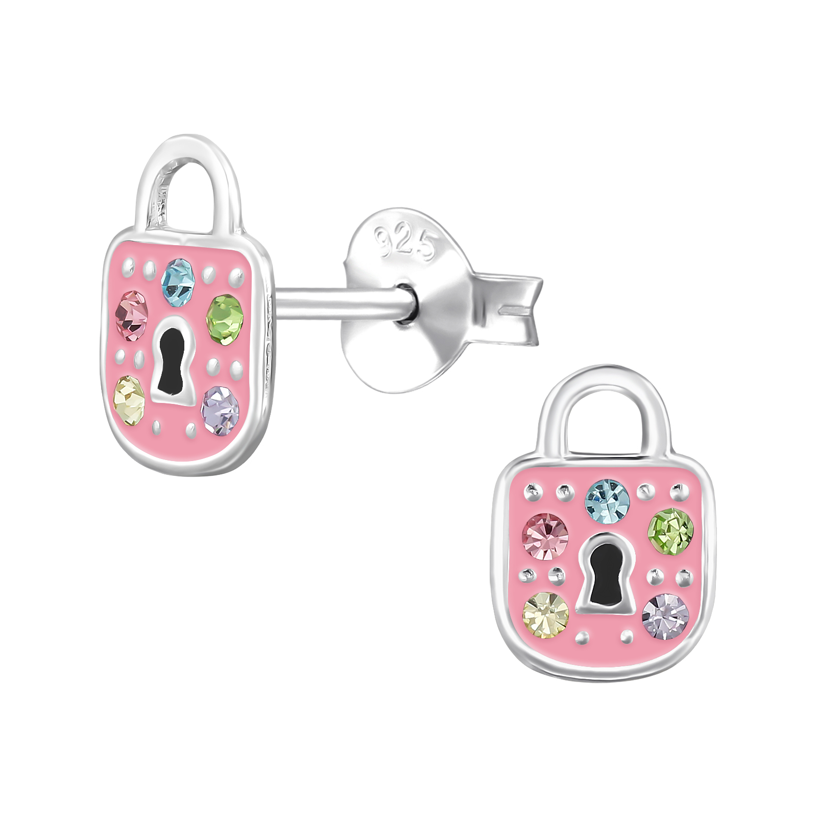 De Zilveren oorstekers hangslot, modelnummer 50108, zijn bicolor en voegen een eigentijdse flair toe aan elke outfit. Deze studs vallen binnen de categorie sieraden en zijn bijzonder als oorstekers. Ideaal voor dagelijks gebruik of feestelijke gelegenheden. Draag ze met opgestoken haar voor maximale impact. Voeg een vleugje elegantie toe aan je look!