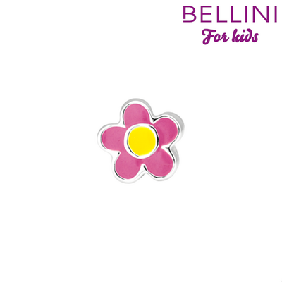 Bellini zilveren bedel ''bloem kleur'' 567.415