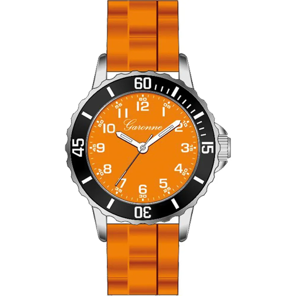Dit is een horloge van het merk Garonne gemaakt voor jongens.
De specificaties zijn als volgt:
Kastmaat: 30 mm
Bandlengte: 190
Bandbreedte: 14
Waterdichtheid: 5 ATM / 50 Meter / 165 Feet