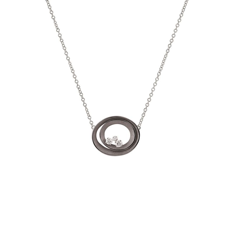 Cammilli Collier Dune Solar Black Lava 18Krt