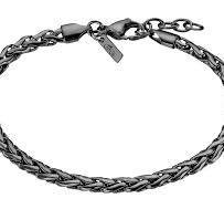 De armband is in staal zwart. De lengte van de armband is 19 cm te verlengen tot 21 cm