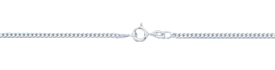 Ketten Ref.-Nr.: 8060/36 925/- Silber, wei&szlig; L&auml;nge 36cm