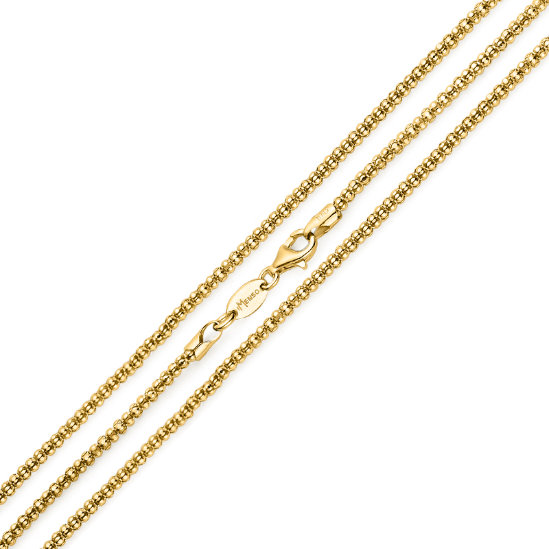 MY iMenso "diabomba" necklace (925/1Mgold-plated) 42 cm