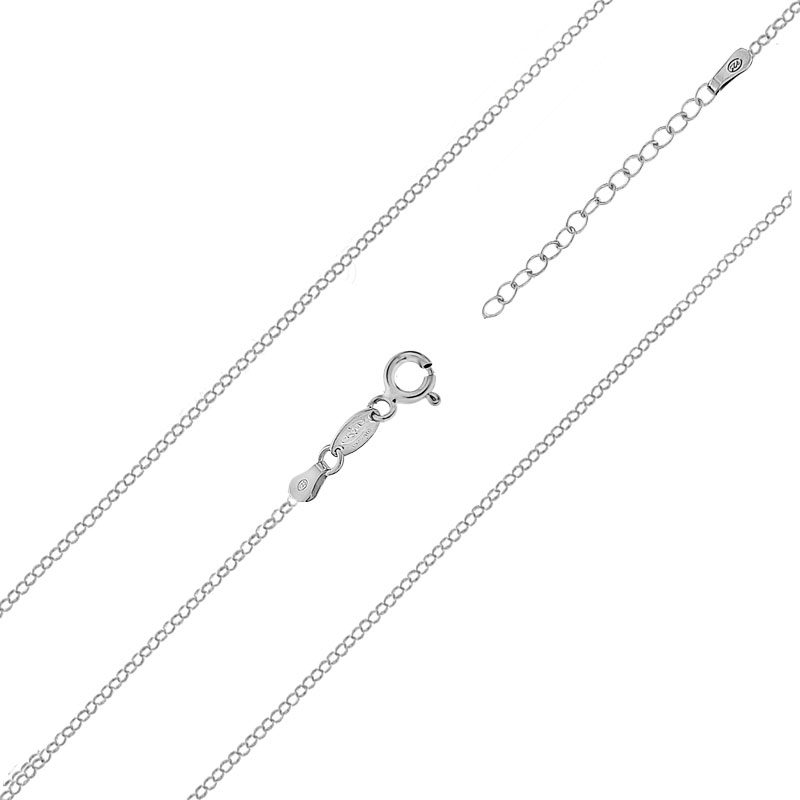 MY iMenso necklace "Jasseron 1,3mm" (925/rhod- plated) 42+5cm 