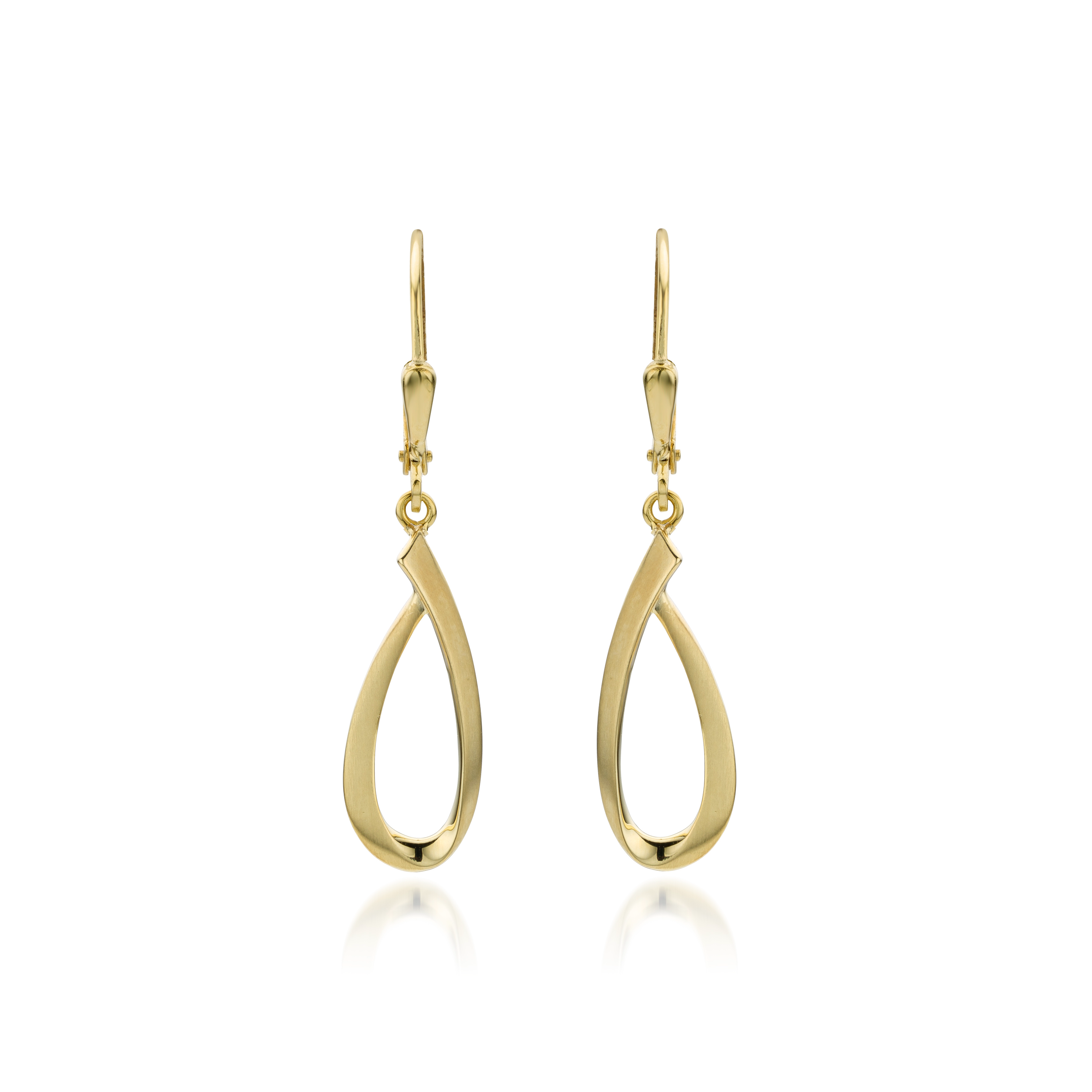 Huiscollectie - 14kt geelgouden oorhangers - 237008