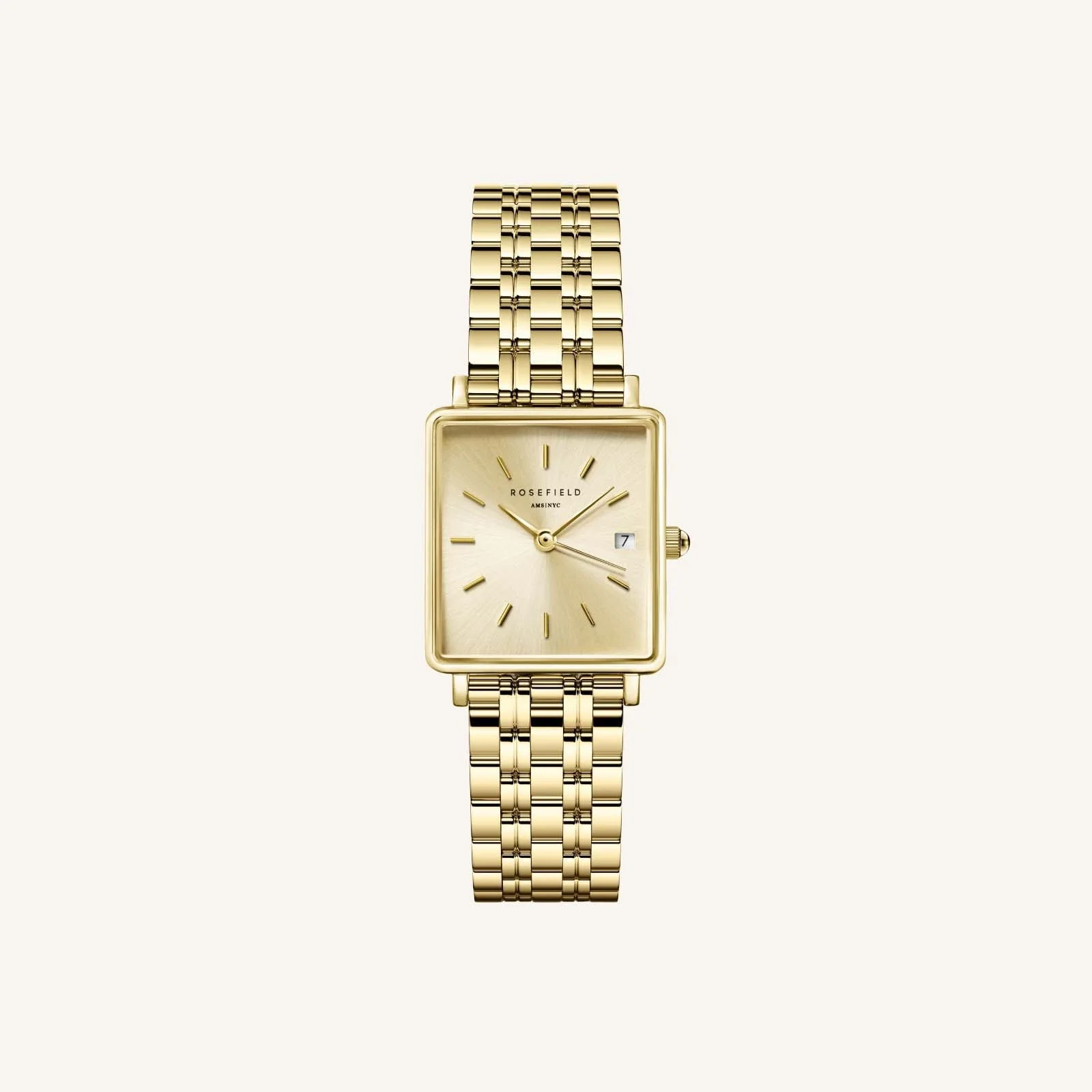Je favoriet in een nieuw formaat. The Boxy XS behoort tot Rosefield's iconische horlogecollectie. Ons favoriete silhouet is nog eleganter in 22mm. The Boxy XS heeft dezelfde klassieke elementen als het origineel: afgeronde hoeken, stalen en leren horlogebanden en een datafunctie. Klein en fijn!