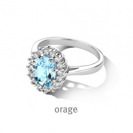 Ring in zilver uit de collectie van Orage 