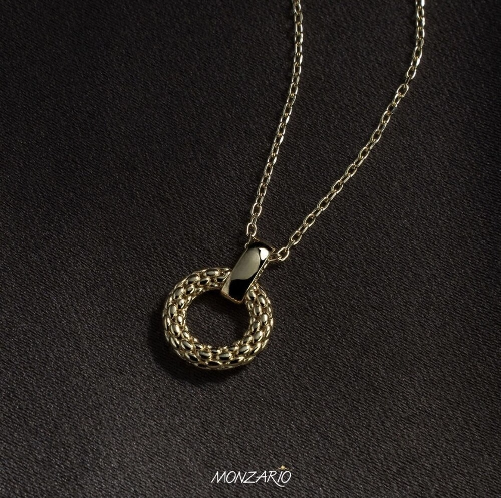 Geelgouden collier (14krt) |  Incl hanger | 45cm