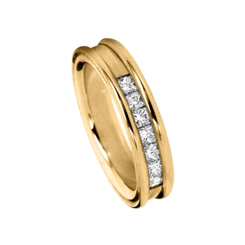 Ring 18 kt met diamant 