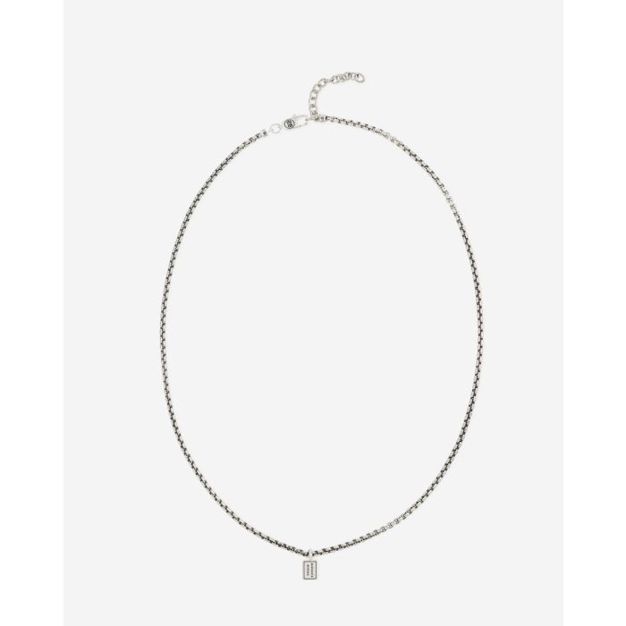 Stacking Necklace Venetian Silver