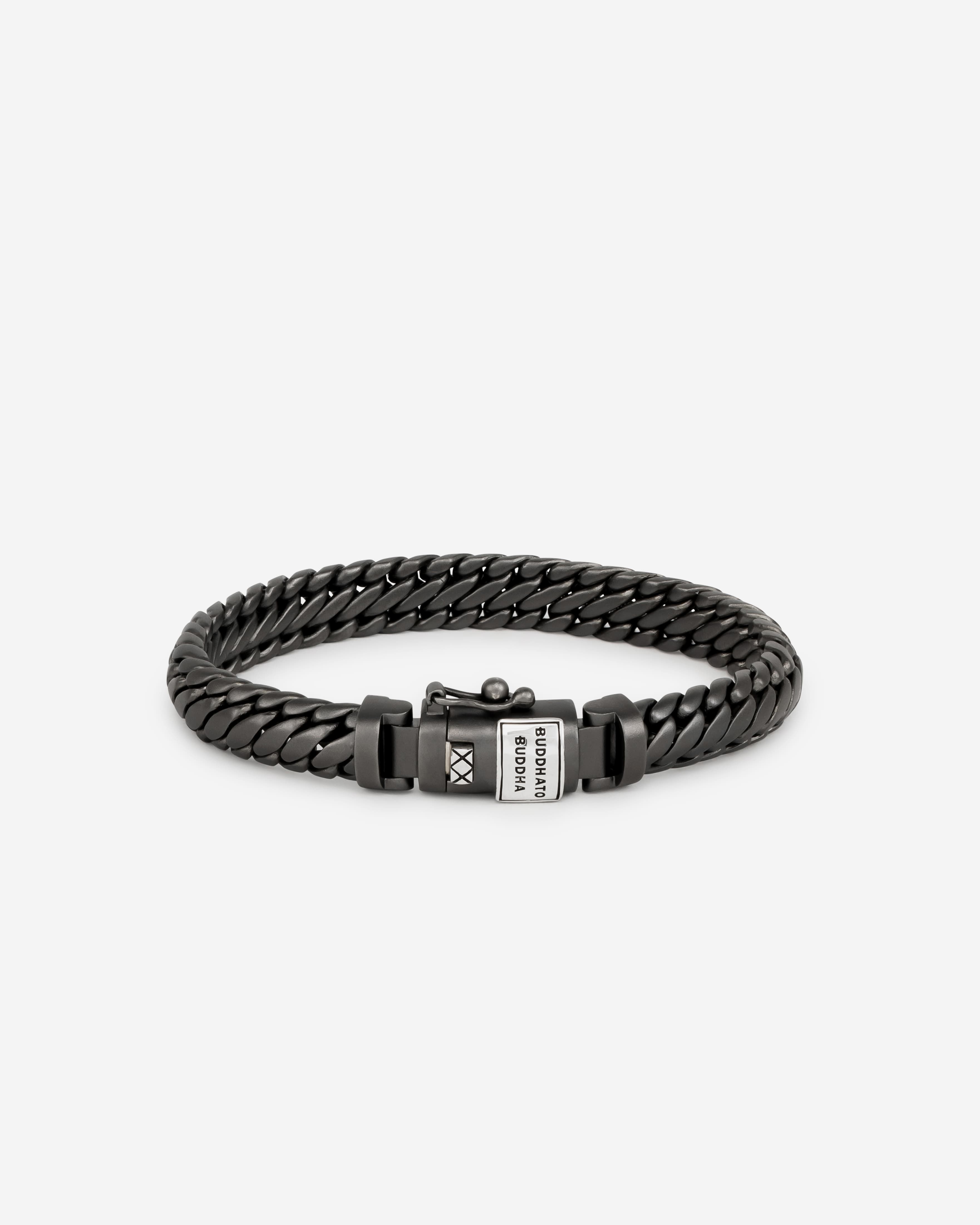 Ben XS Bracelet Black Rhodium Silver