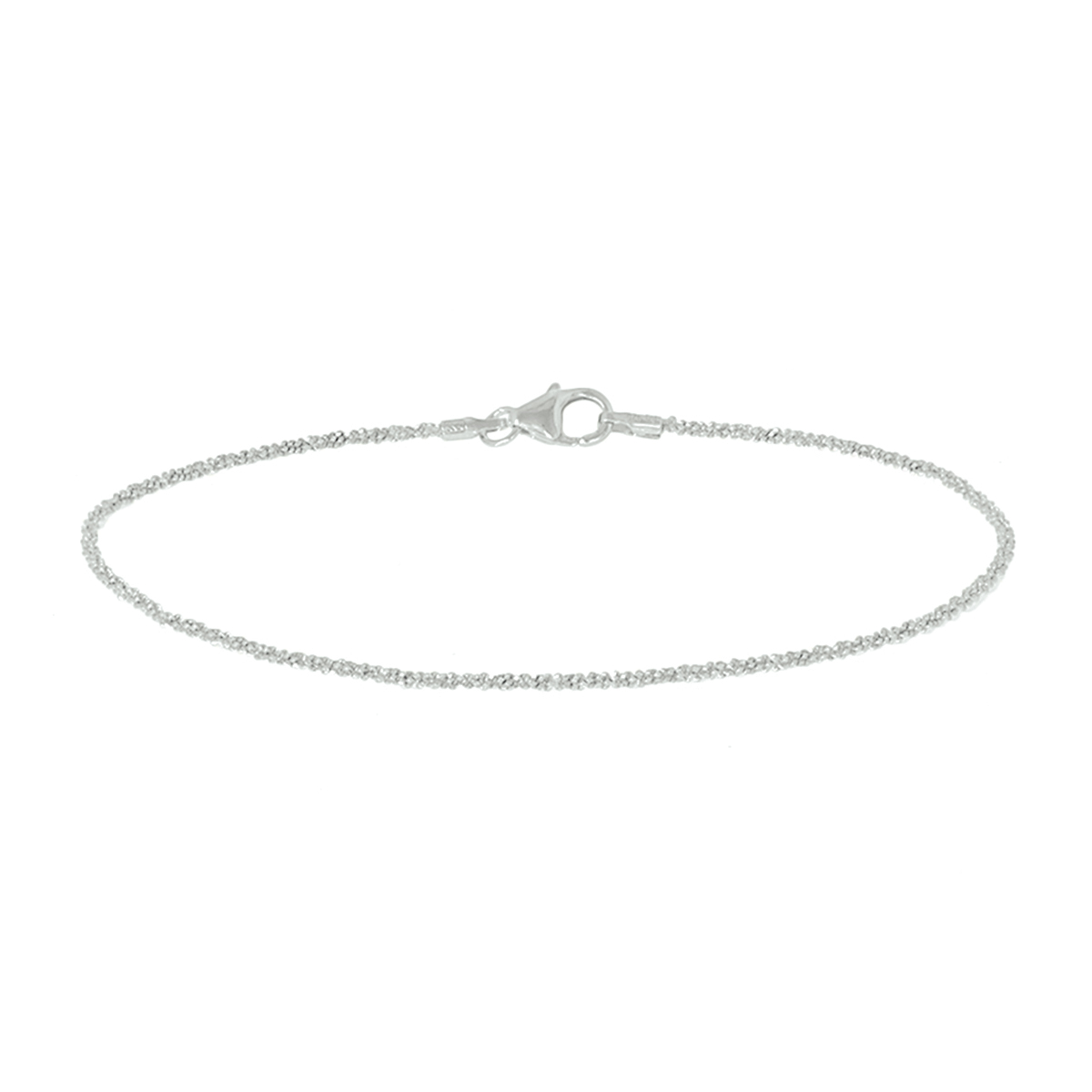 Zilveren armband van 18cm en 1.4mm. De schakelbreedte is 1.4mm.