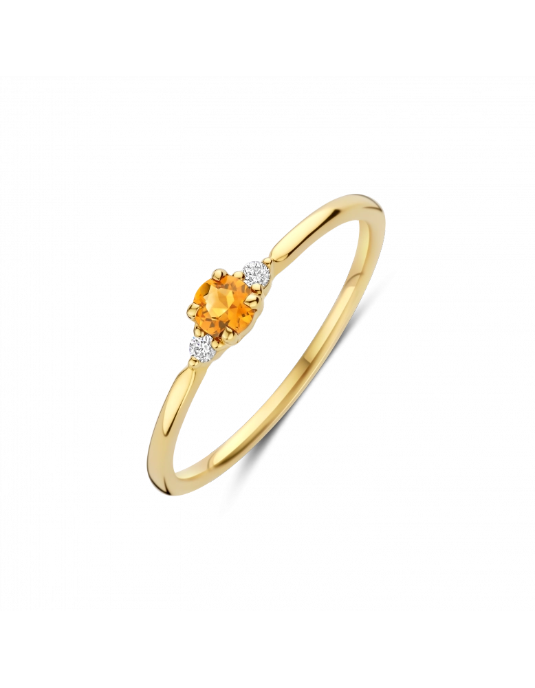 gg bril Mia 0.03 H/S1 + citrine 18