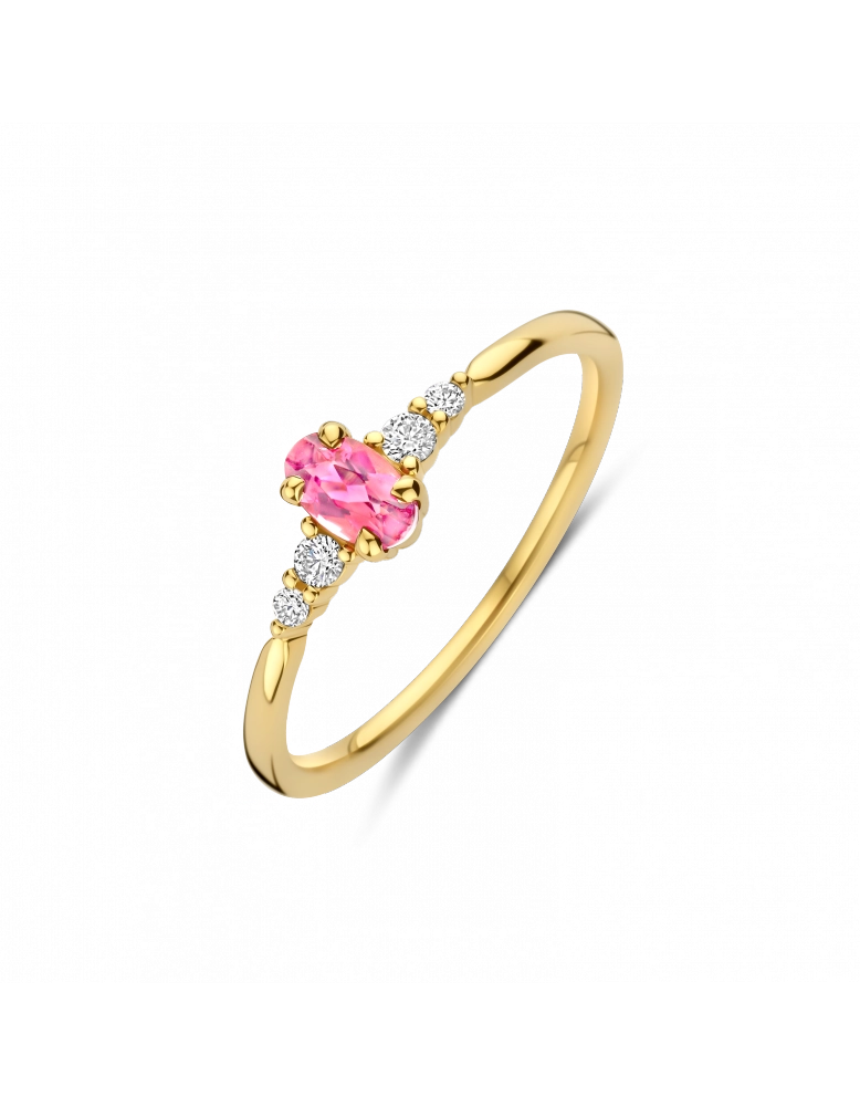 gg bril Lovo 0.07crt H/S1+pink tourmalijn 