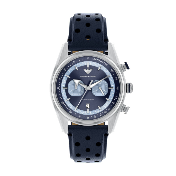 Armani heren pols horloge uit de Racer Collectie. 5 ATM waterdicht.