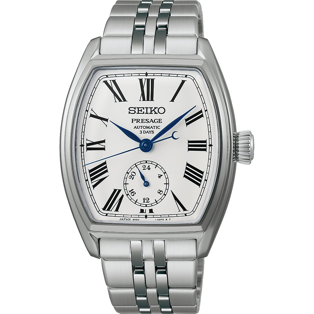 Seiko - Presage Automaat, Cal: 6R5H 3 dagen gangreserve, Saffierglas, 50 meter WR, Emaille Wijzerplaat - SPB537J1