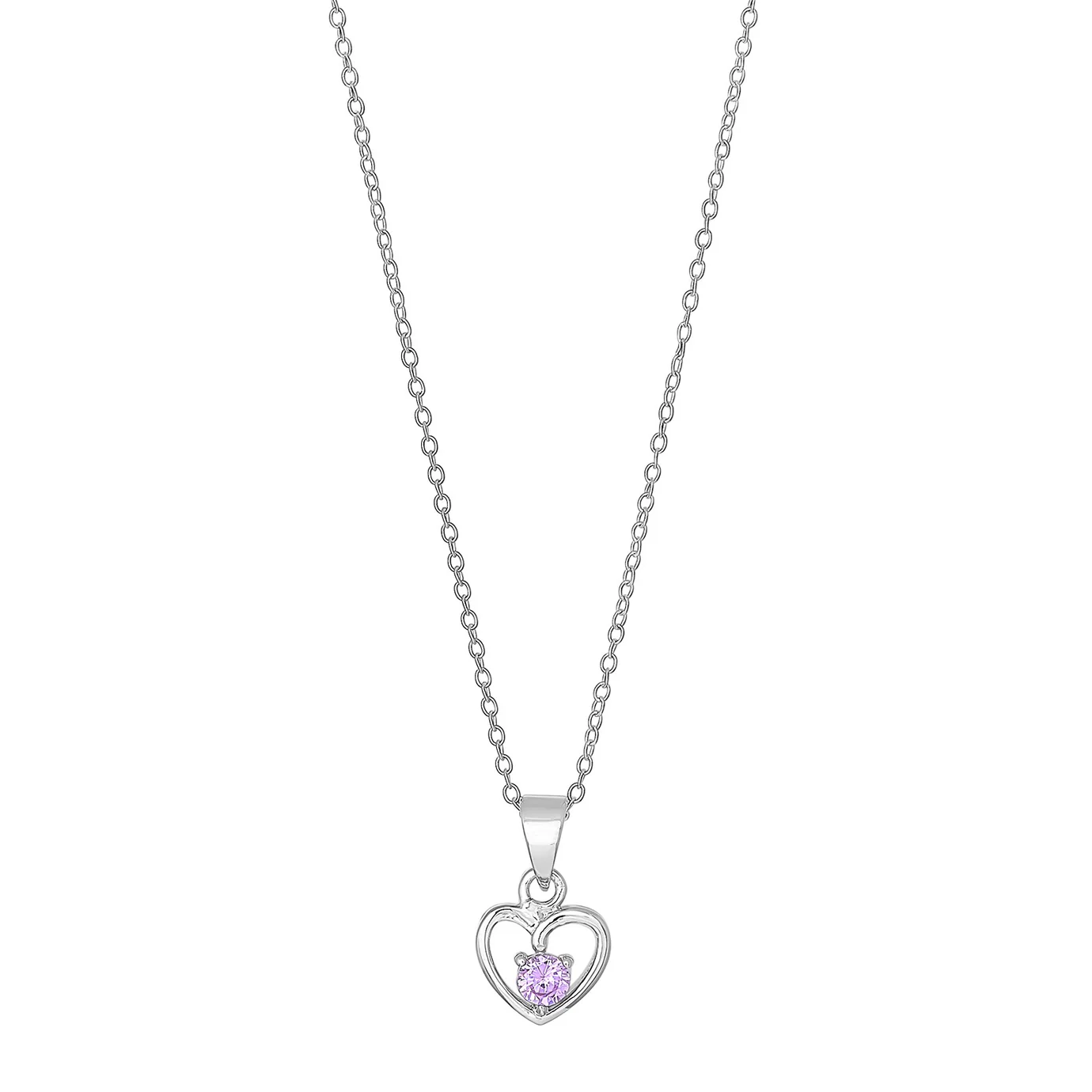 Zarte Kinderhalskette aus rhodiniertem 925er Sterling-Silber mit liebevollem Herz-Anh&auml;nger und funkelndem rosa Zirkonia. Das verspielte Design sorgt f&uuml;r einen s&uuml;&szlig;en, m&auml;dchenhaften Look und macht die Kette zu einer sch&ouml;nen Geschenkidee f&uuml;r Taufe, Geburtstag oder Einschulung. Die Rhodinierung sch&uuml;tzt das Silber vor dem Anlaufen und sorgt f&uuml;r langanhaltenden Glanz sowie hohen Tragekomfort.