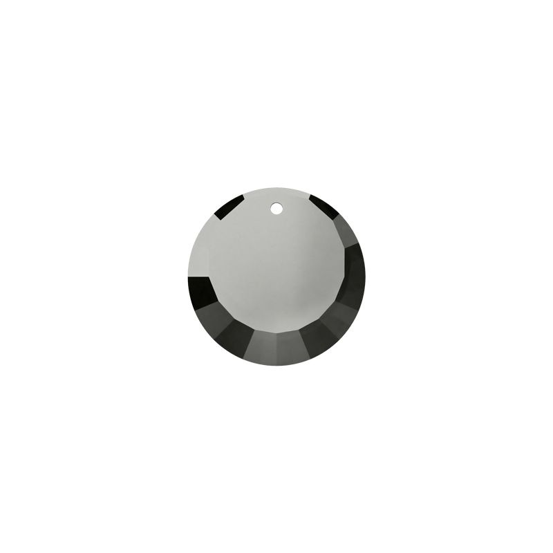 My iMenso Carezza Lunar single stone Black Diamond 17 mm &mdash; wisselbare zwarte crystal‑steen voor Carezza hangers en oorbellen, sprankelend en elegant. Verkrijgbaar bij Juwelier Schouten &ndash; Middenwaard, Heerhugowaard.