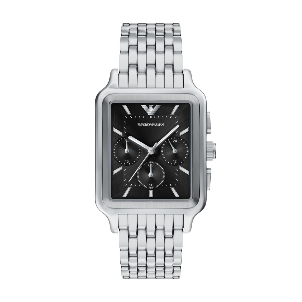 De Armani Horloge AR11751 is een stijlvolle polshorloge van 50 mm, vervaardigd uit roestvrij staal met een zilverkleurige band. Zonder datumfunctie, is het een elegant accessoire voor zowel formele als informele gelegenheden. Combineer met nette kleding voor een zakelijke uitstraling of draag casual voor een chique dagelijkse look. Perfect voor elke gelegenheid.