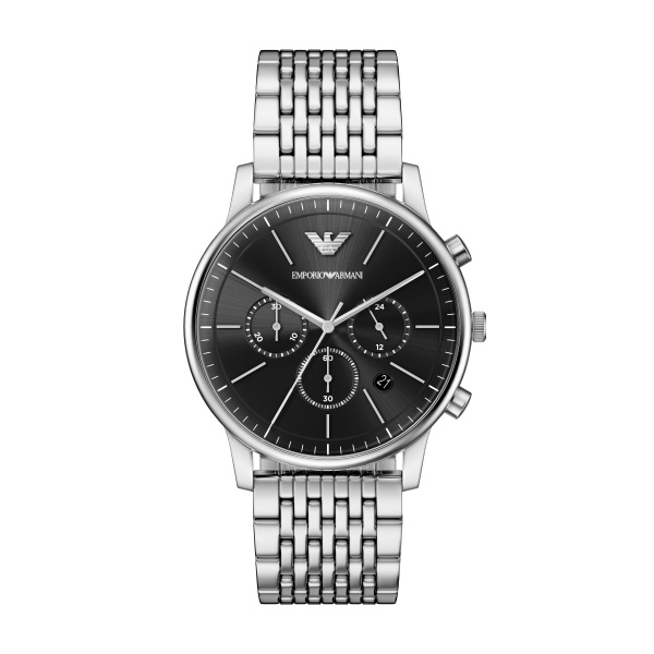 De Emporio Armani Horloge AR11772 is een polshorloge met een kast van roestvrij staal, een zilverkleurige horlogeband en een diameter van 42 mm. Het bevat een handige datumfunctie. Draag deze stijlvolle horloge bij formele en casual outfits voor een verfijnde en eigentijdse look. Perfect voor elke modebewuste horlogeliefhebber.