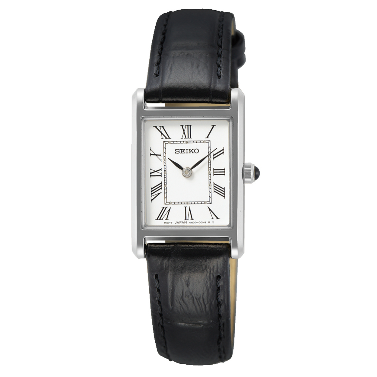 Dit is een dameshorloge van het merk Seiko. Het is een analoog horloge gemaakt van staal. De diameter van de kast is 28.4 mm.
De verdere specificaties van het horloge zijn als volgt:
Kastvorm: vorm
Kastkleur: zilverkleurig
Kastmateriaal: staal
Sluiting: gesp
Wijzerplaatkleur: wit
Glassoort: hardlex mineraal glas
Techniek: quartz