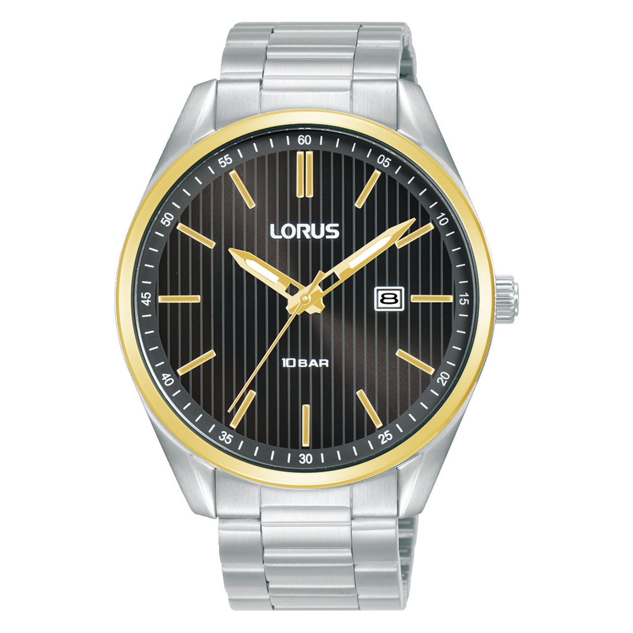 Dit is een herenhorloge van het merk Lorus. Het is een analoog horloge gemaakt van staal. De diameter van de kast is 42 mm en de kast is 10.3 mm dik.
De verdere specificaties van het horloge zijn als volgt:
Kastvorm: rond
Kastkleur: zilverkleurig
Kastmateriaal: staal
Bandbreedte: 20 mm
Bandlengte: 257 mm
Sluiting: vouwsluiting met drukker
Wijzerplaatkleur: zwart
Glassoort: hardlex mineraal glas
Waterdichtheid: 10 ATM
Techniek: quartz