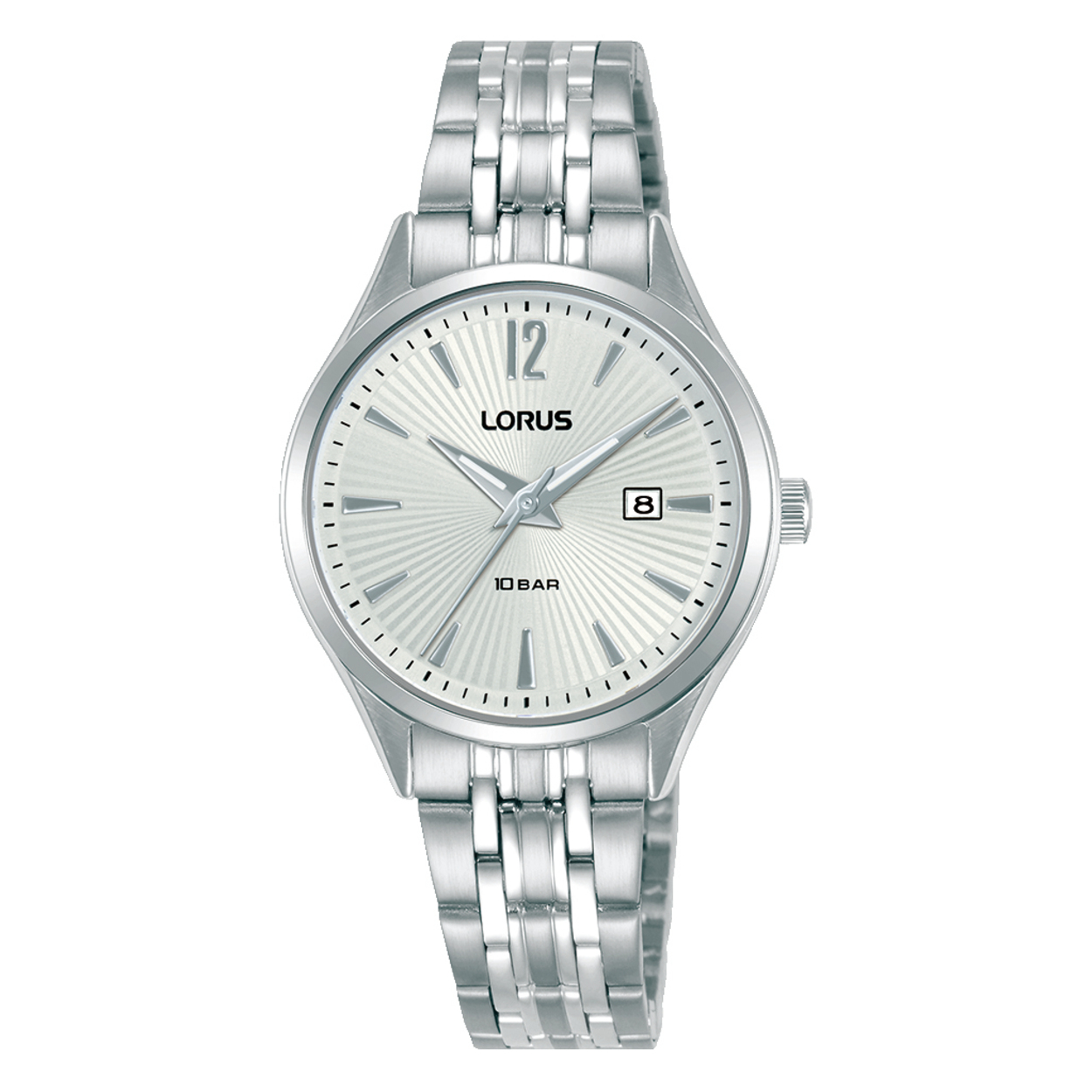 Lorus dameshorloge met stalen band.