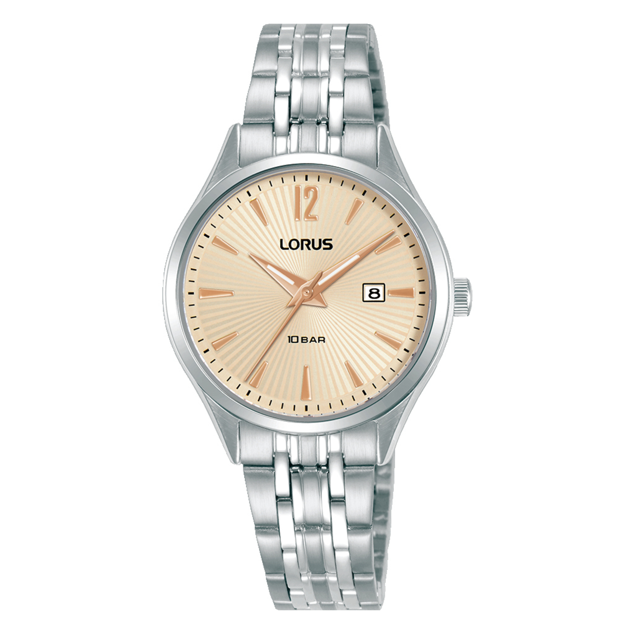 Dit is een dameshorloge van het merk Lorus. 