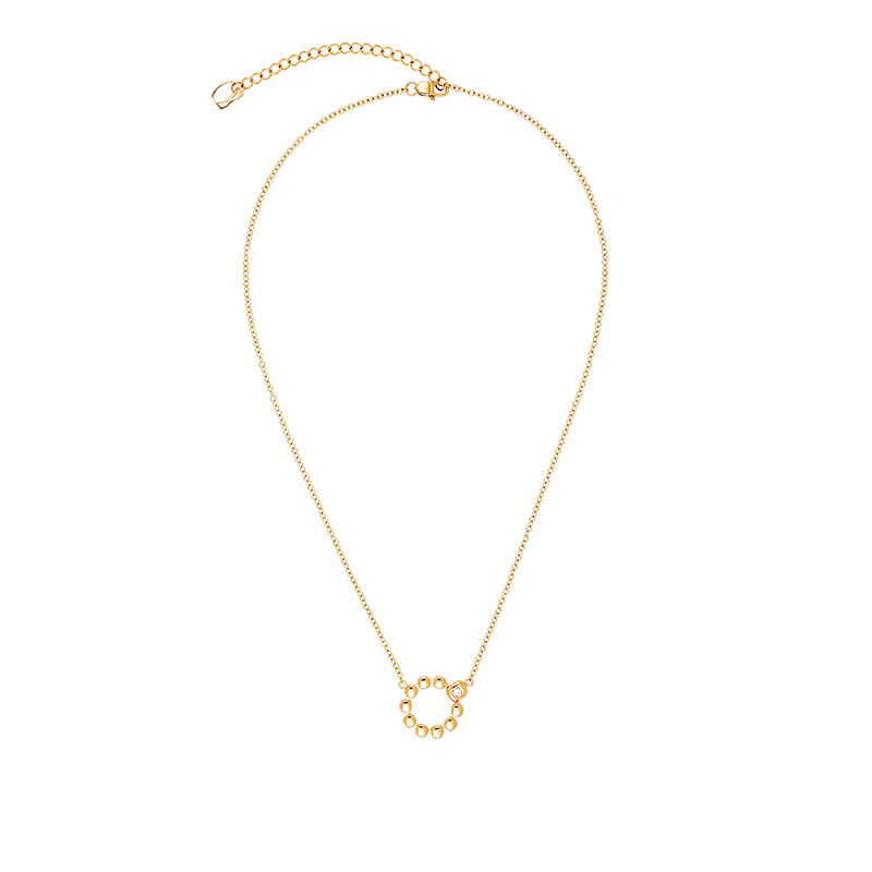COEUR DE LION KETTING MET CIRKEL 2056/10-1816