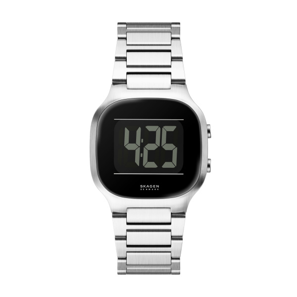 De Skagen Horloge SKW6948 is een digitale polshorloge met een 38 mm roestvrijstalen kast en een zilverkleurige band. Het horloge beschikt over een datumaanduiding. Deze elegante en moderne horloge is perfect te dragen bij zowel formele als informele gelegenheden. Draag het met vertrouwen bij zakelijke of dagelijkse outfits voor een stijlvolle look.