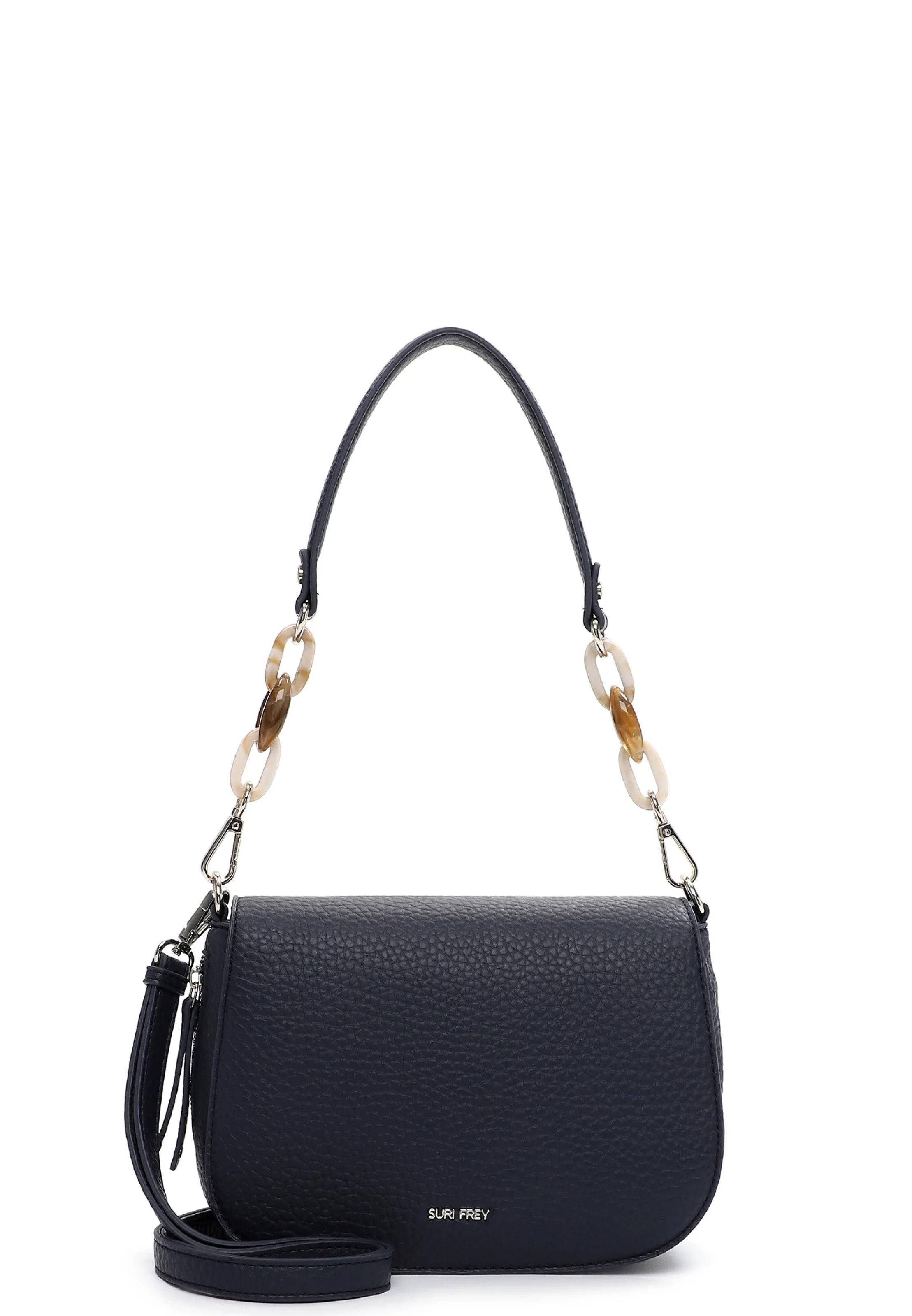 Shoulder Bag SFY Jeanny Medium &ndash; Elegante Schoudertas met Chain Detail

Een handtas zegt veel over een vrouw &ndash; georganiseerd of een tikkeltje chaotisch, altijd stijlvol. De Shoulder Bag SFY Jeanny Medium is een elegante en zelfverzekerde schoudertas die elke outfit compleet maakt. Deze tas is vervaardigd uit hoogwaardig fijn synthetisch materiaal met een luxe lederlook en sluit veilig af met een ritssluiting. Het effen design in combinatie met opvallende chain-details maakt deze tas een echte blikvanger.

Perfect voor dagelijks gebruik, maar ook ideaal voor een avondje uit.

Stijlvol, praktisch en veelzijdig

De schoudertas beschikt over een ruim hoofdvak en een extra binnenvak met rits, zodat je essentials zoals je telefoon, portemonnee en make-up overzichtelijk kunt opbergen. Het compacte maar slimme formaat biedt verrassend veel ruimte zonder log aan te voelen.

De decoratieve kettingen (chains) geven de tas een moderne, luxe uitstraling. Dankzij de verstelbare en afneembare schouderriem &eacute;n de afneembare handgreep draag je de SFY Jeanny Medium precies zoals jij wilt: klassiek over de schouder of stijlvol in de hand. Zo past deze tas zich moeiteloos aan elke gelegenheid aan.

Waarom kiezen voor de SFY Jeanny Medium?

Elegante schoudertas voor dames

Luxe uitstraling dankzij fijn synthetisch materiaal

Modieuze chain-details als eyecatcher

Compact formaat met verrassend veel opbergruimte

Lichtgewicht en comfortabel in gebruik

Geen onderdelen van dierlijke oorsprong

Productdetails

Type: Shoulder bag / schoudertas

Model: SFY Jeanny Medium

Materiaal: Fijn synthetisch

Sluiting: Ritssluiting

Interieur: Hoofdvak + binnenvak met rits

Handgreep: Afneembaar handvat

Schouderriem: Verstelbaar en afneembaar

Draagstijl: Over de schouder of in de hand

Afmetingen:

Lengte: 8 cm

Breedte: 27 cm

Hoogte: 17 cm

De SFY Jeanny Medium schoudertas is de ideale keuze voor vrouwen die op zoek zijn naar een chique, praktische en veelzijdige tas met een moderne touch. Een stijlvolle must-have voor elke dag &eacute;n elke avond.