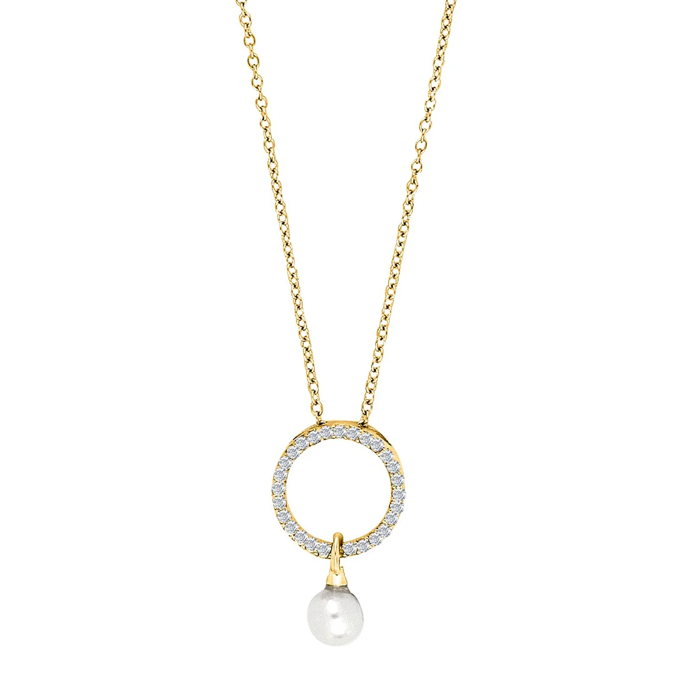 Filigrane Halskette aus vergoldetem 925er Sterling-Silber im modernen, minimalistischen Design. Die schlichte Form wirkt zeitlos und elegant und l&auml;sst sich vielseitig kombinieren &ndash; perfekt als dezenter Alltagsbegleiter oder als stilvoller Basic-Schmuck. Die hochwertige Vergoldung sorgt f&uuml;r einen warmen Goldton und angenehmen Tragekomfort.