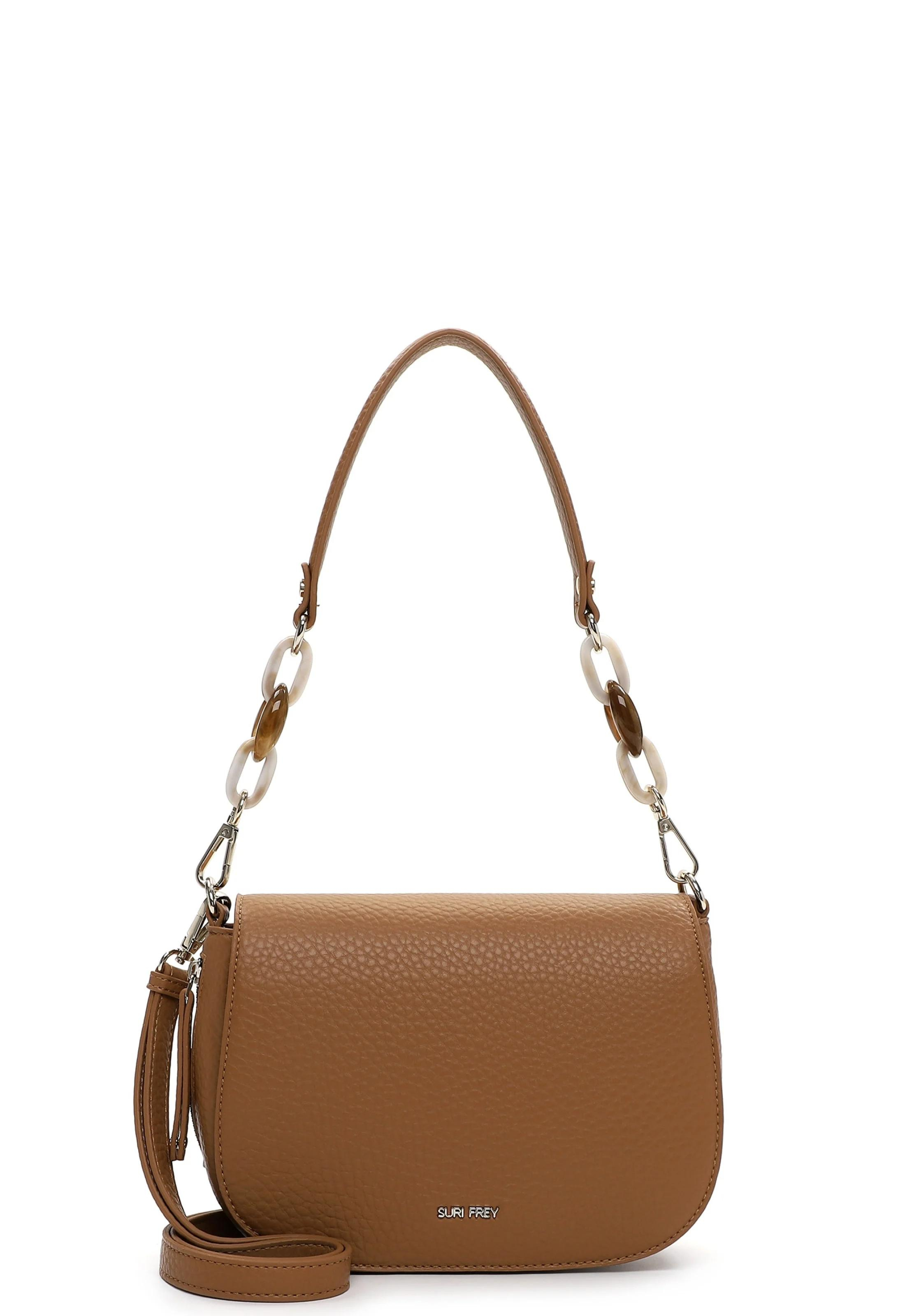 Shoulder Bag SFY Jeanny Medium &ndash; Elegante Schoudertas met Chain Detail

Een handtas zegt veel over een vrouw &ndash; georganiseerd of een tikkeltje chaotisch, altijd stijlvol. De Shoulder Bag SFY Jeanny Medium is een elegante en zelfverzekerde schoudertas die elke outfit compleet maakt. Deze tas is vervaardigd uit hoogwaardig fijn synthetisch materiaal met een luxe lederlook en sluit veilig af met een ritssluiting. Het effen design in combinatie met opvallende chain-details maakt deze tas een echte blikvanger.

Perfect voor dagelijks gebruik, maar ook ideaal voor een avondje uit.

Stijlvol, praktisch en veelzijdig

De schoudertas beschikt over een ruim hoofdvak en een extra binnenvak met rits, zodat je essentials zoals je telefoon, portemonnee en make-up overzichtelijk kunt opbergen. Het compacte maar slimme formaat biedt verrassend veel ruimte zonder log aan te voelen.

De decoratieve kettingen (chains) geven de tas een moderne, luxe uitstraling. Dankzij de verstelbare en afneembare schouderriem &eacute;n de afneembare handgreep draag je de SFY Jeanny Medium precies zoals jij wilt: klassiek over de schouder of stijlvol in de hand. Zo past deze tas zich moeiteloos aan elke gelegenheid aan.

Waarom kiezen voor de SFY Jeanny Medium?

Elegante schoudertas voor dames

Luxe uitstraling dankzij fijn synthetisch materiaal

Modieuze chain-details als eyecatcher

Compact formaat met verrassend veel opbergruimte

Lichtgewicht en comfortabel in gebruik

Geen onderdelen van dierlijke oorsprong

Productdetails

Type: Shoulder bag / schoudertas

Model: SFY Jeanny Medium

Materiaal: Fijn synthetisch

Sluiting: Ritssluiting

Interieur: Hoofdvak + binnenvak met rits

Handgreep: Afneembaar handvat

Schouderriem: Verstelbaar en afneembaar

Draagstijl: Over de schouder of in de hand

Afmetingen:

Lengte: 8 cm

Breedte: 27 cm

Hoogte: 17 cm

De SFY Jeanny Medium schoudertas is de ideale keuze voor vrouwen die op zoek zijn naar een chique, praktische en veelzijdige tas met een moderne touch. Een stijlvolle must-have voor elke dag &eacute;n elke avond.