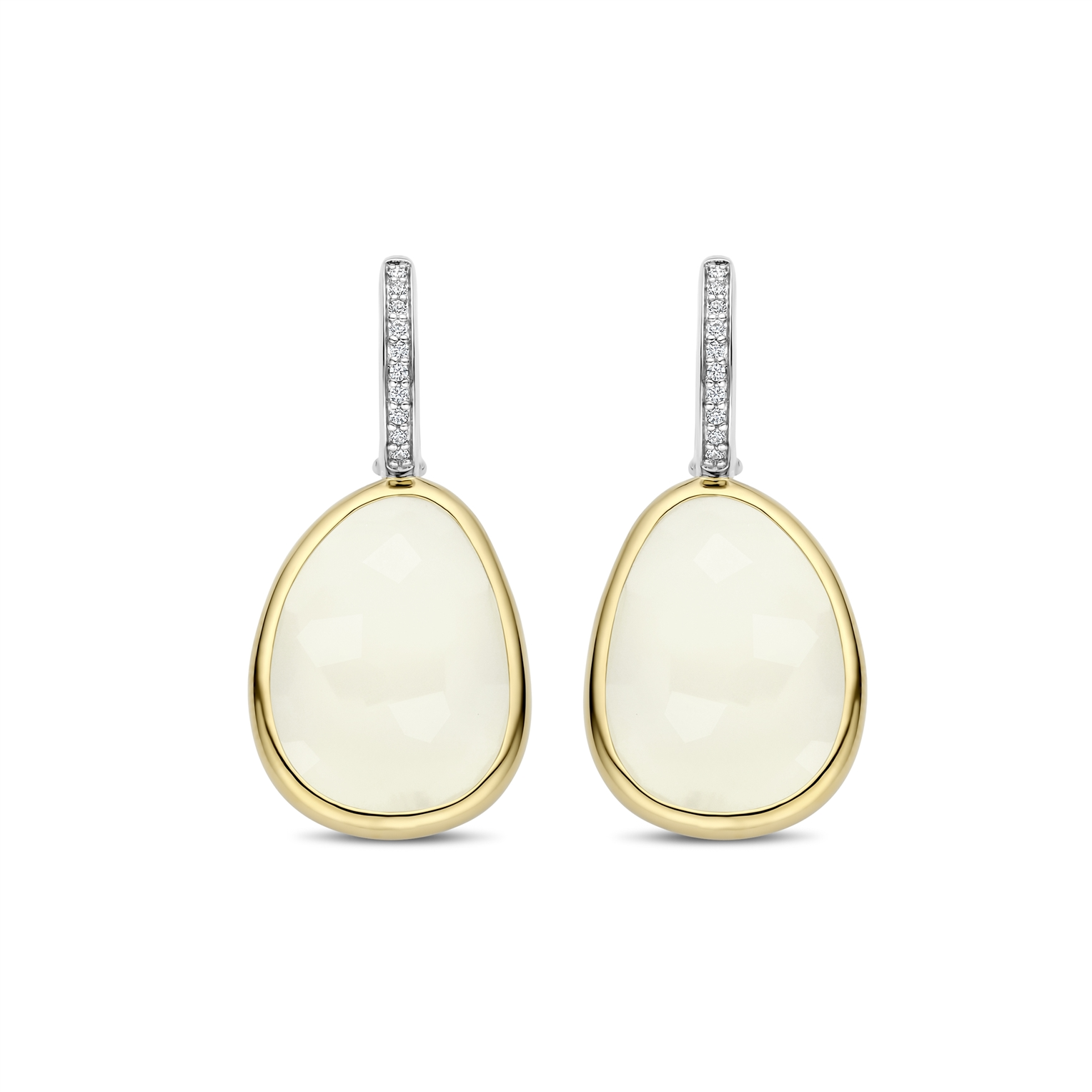 Dit zijn oorringen van het merk Ti Sento Milano.