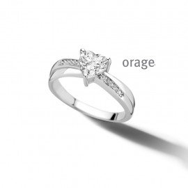 Orage Ring hart zilver