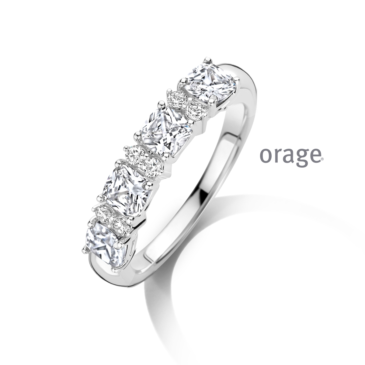 Orage ring zilver met zirkonia