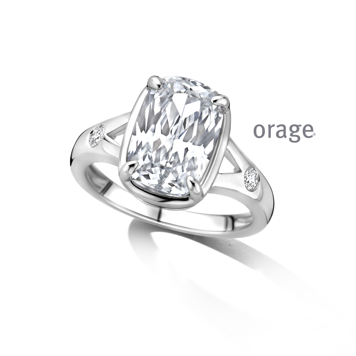 Orage ring zilver met zirkonia