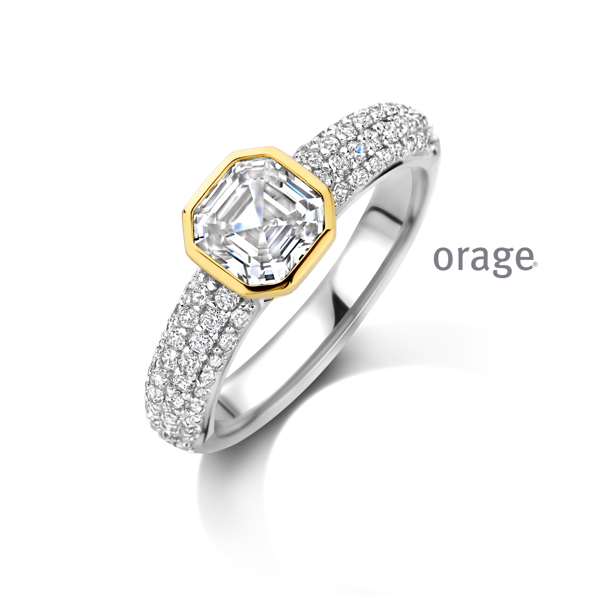 Ring zilver met zirconia