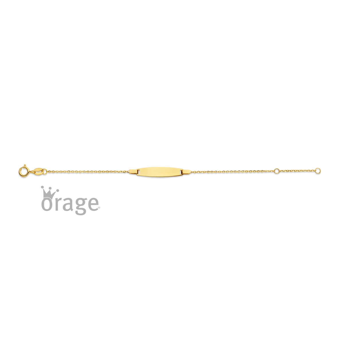 Orage Kids Identiteit 9kt geel goud