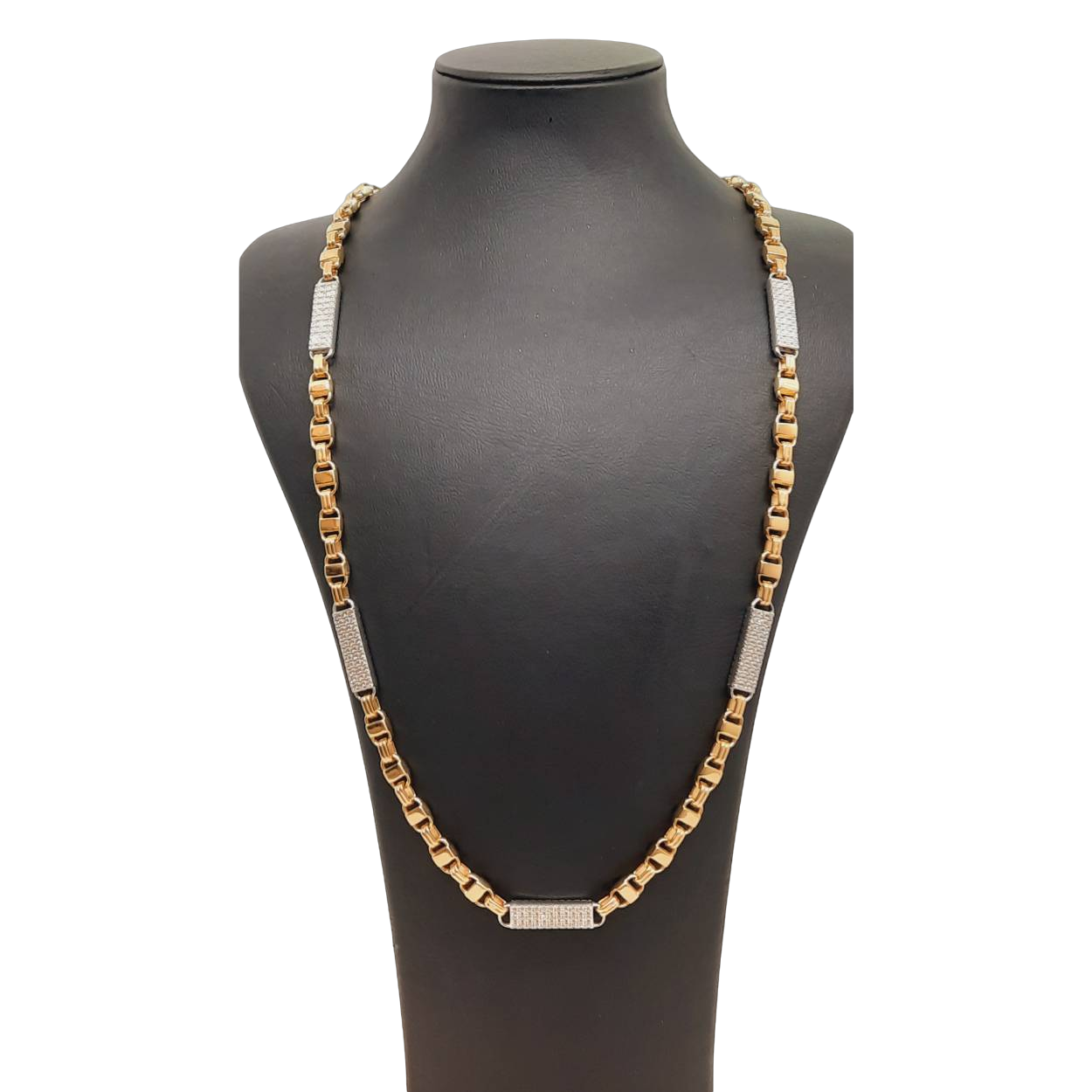 De gouden herenketting, modelnummer BREA-RDL-0004045, is gemaakt van 14-karaats goud en heeft een lengte van 65 cm. Met een breedte van 5,5 mm en een gewicht van 43,82 gram straalt deze glanzende ketting luxe uit. Perfect te dragen bij zowel formele als casual gelegenheden voor een verfijnde uitstraling.