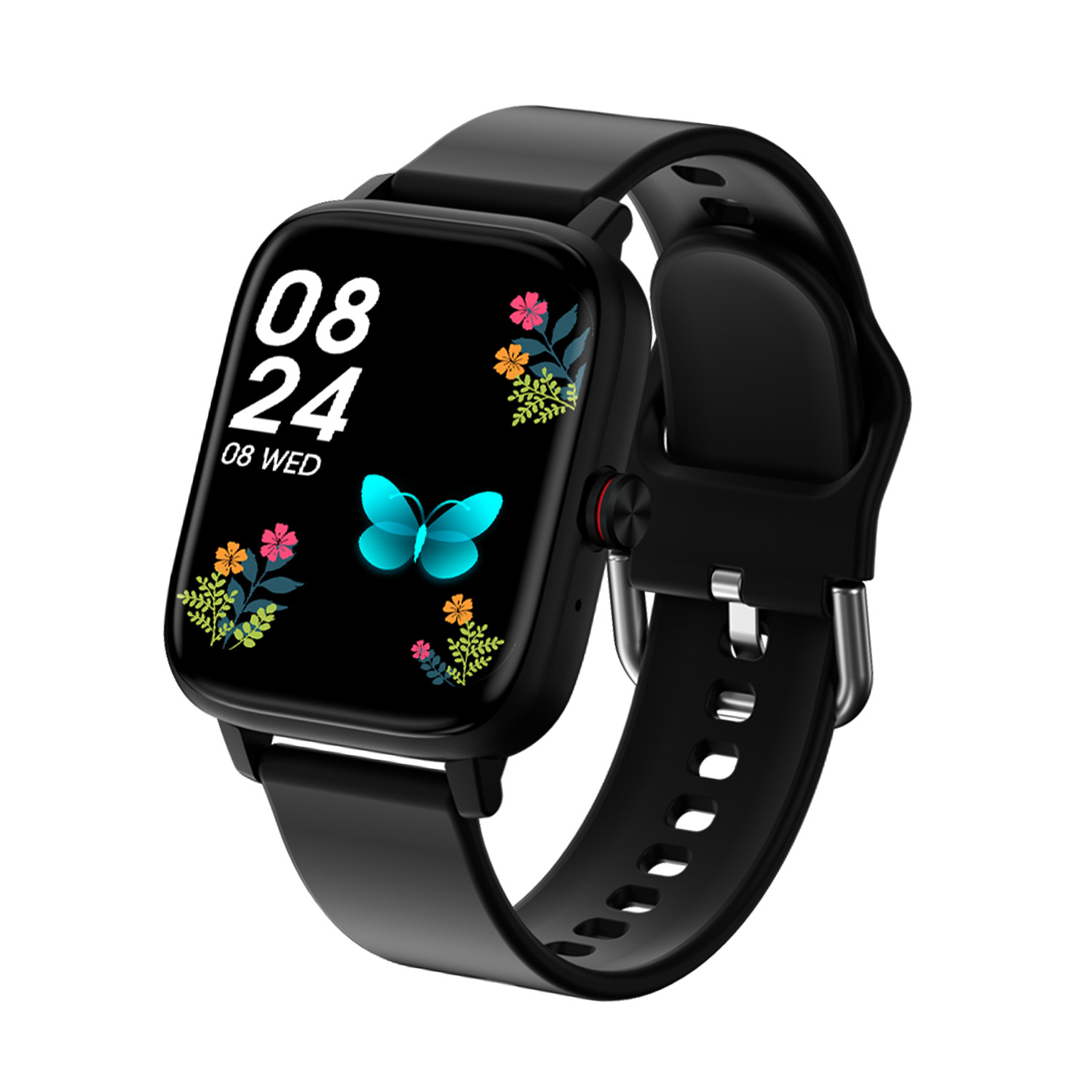 SMARTY2.0 SW098A 
Dit Smarty Smartwatch horloge is een stap in de toekomst. Door zijn Amoled scherm is het beeld vele malen scherper en intenser. De zwarte kast is gemaakt van aluminium met een gehard glas. Aan de kast zit een zwarte siliconen band met een gespsluiting. Het rechthoekige horloge heeft een afmeting van 45x39x10mm en is spatwaterdicht. Deze smartwatch is sportief, stijlvol, maar zeker gebruiksvriendelijk. Om door apps, berichten en tekst te bladeren hoeft je alleen maar op het glas te tikken of de knop te gebruiken. Tevens heeft het een Find my watch functie.

Merk:
SMARTY2.0 Smartwatches verbinden je met de wereld. 
SMARTY2.0 biedt een brede keuze aan vormen en functionaliteiten. Een ronde of rechthoekige smartwatch? Eentje voor de smalle pols? Een ladies watch of een kids watch?  SMARTY2.0 heeft het allemaal.
De keuze qua functionaliteiten is onuitputtelijk: bluetooth bellen, stappenteller, hartslag- en bloeddrukmeter,  meerdere verschillende sporttrackers, menstruatie en ovulatie herinneringen, ingebouwde GPS, vind mijn smartphone en heel veel meer. Maak je eigen keuze.
Iedere SMARTY werkt zowel met iOS als met Android en is moeiteloos via een QR-code te koppelen met iedere mobiele telefoon. Misschien wel d&eacute; makkelijkste smartwatch voor iedereen.
SMARTY2.0 staat voor hoge kwaliteit in een betaalbaar prijssegment: &euro; 79 - &euro; 199.

Highlights:
- Geschikt voor Android en iOS  
- De Smartwatch heeft Bluetooth call 
- Hoge batterij efficientie
- 24 uur hartritme meting
- Bevat smart music en mini games
- Door de verschillende meters en tellers is het mogelijk om onder andere de hartslag, stappen, snelheid, slaap, luchtdruk, stress, hoogte- en diepte te meten
- D.m.v. de ingebouwde GPS, is het mogelijk om offline te navigeren en achteraf je route terug te kijken (zonder dat de telefoon in de buurt is)
- Stof,- Waterdichtheid: IP68