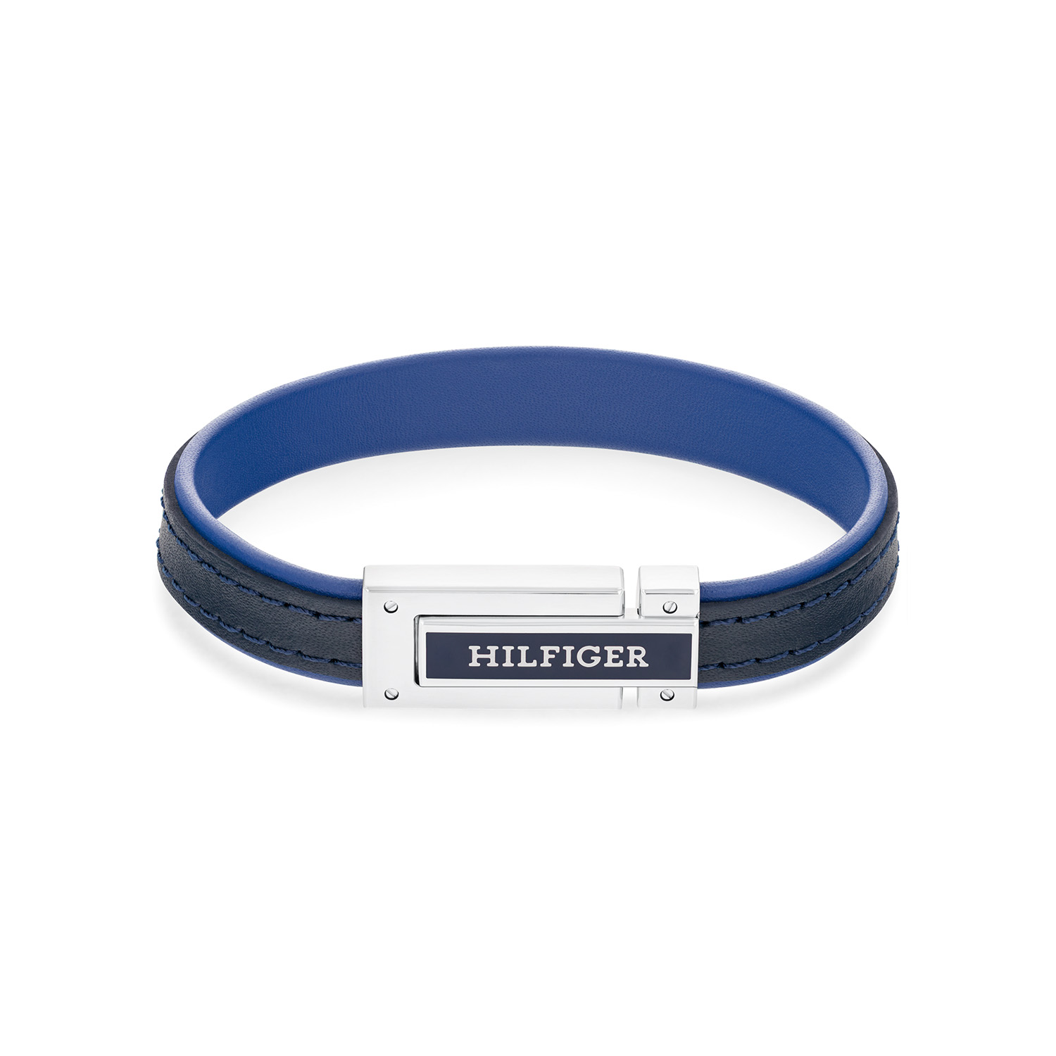 Tommy Hilfiger Jewels TJ2790558 Armband Heren Leer 19cm
Deze armband van Tommy Hilfiger uit de jewelry serie met nr: TJ2790558 is een opvallend model. De blauwe glad leren heren armband heeft een stalen magneetsluiting met blauw emaille en het Tommy logo en heeft een lengte van 19cm. Ook leuk te combineren met andere sieraden van Tommy Hilfiger.

Het merk:
Tommy Hilfiger is wereldwijd &eacute;&eacute;n van de grootste designer lifestyle merken en is internationaal bekend om haar classic American cool stijl. De sieraden zijn voor dames en heren met een eigen stijl, die niet bang zijn om dit aan de wereld te laten zien.

Specificaties:
- Leren armband
- Blauw
- Lengte 19cm
- Heren sieraad