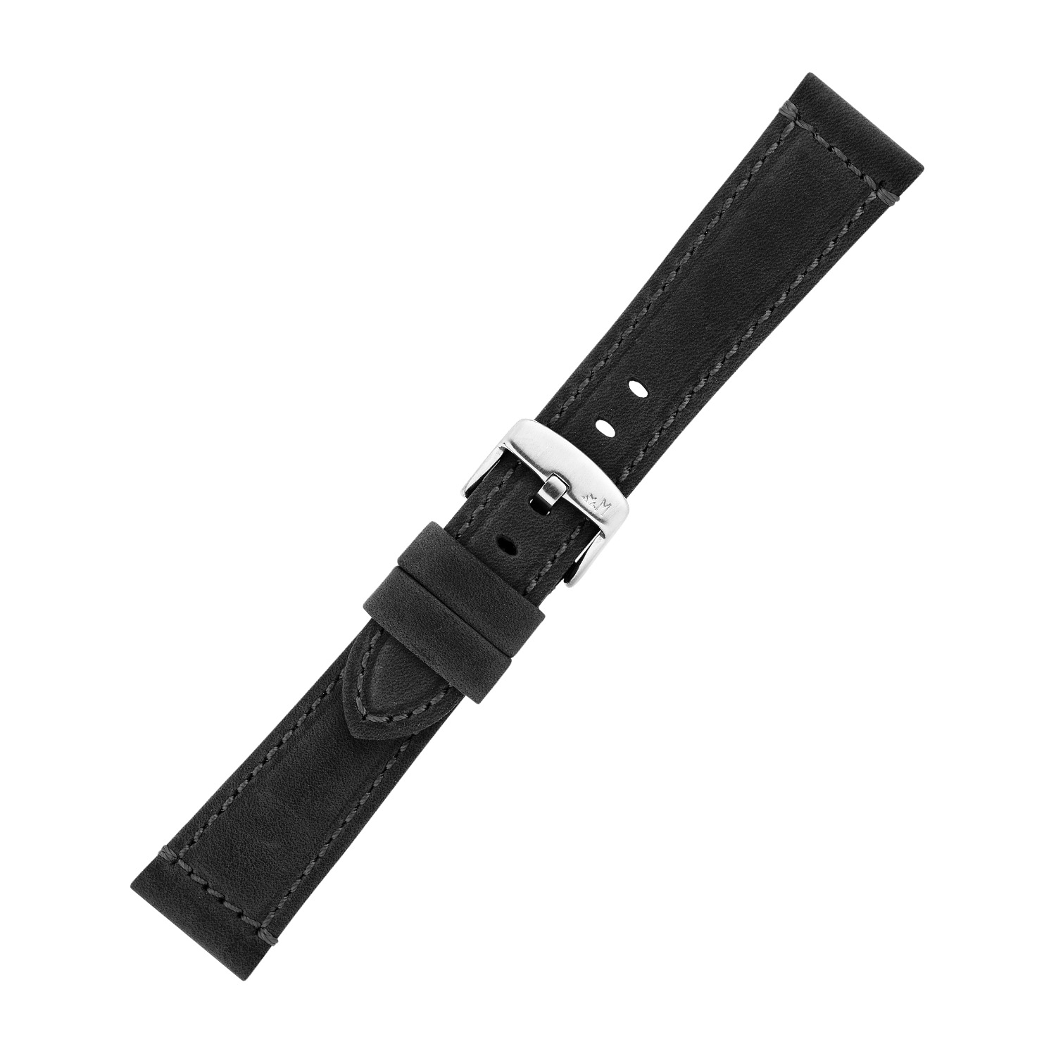 Dit is een zwarte horlogeband van het merk Morellato uit de serie PERUGINO