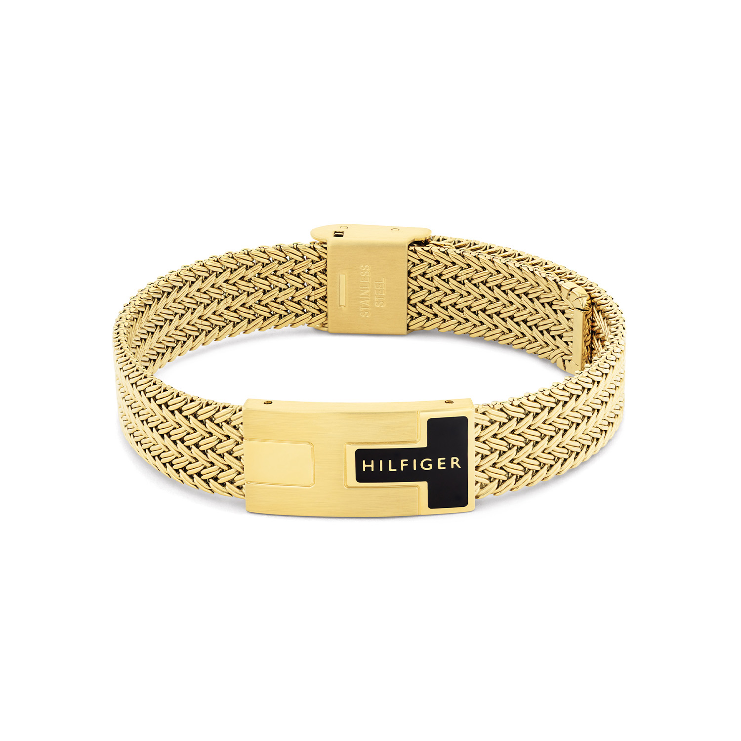 Tommy Hilfiger Jewels TJ2790706 Armband Heren Nautical Gp 19cm
Ga voor een moderne en stijlvolle look met deze Tommy Hilfiger stalen mesh armband, de TJ2790706. Het verfijnde mesh-design geeft de goudkleurige armband een elegante, maar toch stoere uitstraling. Gemaakt van hoogwaardig roestvrij staal voor een duurzame en comfortabele pasvorm. Het subtiele Tommy Hilfiger-logo voegt een herkenbare, luxe touch toe en maakt deze verstelbare armband perfect voor dagelijks gebruik. Mooi te combineren met zowel casual als nette outfits. Een sieraad dat elke outfit compleet maakt.

Het merk:
Tommy Hilfiger is wereldwijd &eacute;&eacute;n van de grootste designer lifestyle merken en is internationaal bekend om haar classic American cool stijl. De sieraden zijn voor dames en heren met een eigen stijl, die niet bang zijn om dit aan de wereld te laten zien.

Specificaties:
- Heren armband
- Materiaal: Staal goudkleurig
- Lengte 19cm verstelbaar
- Ideaal als cadeau of voor jezelf