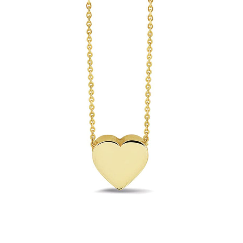 See You White Gold Mini Heart Chain