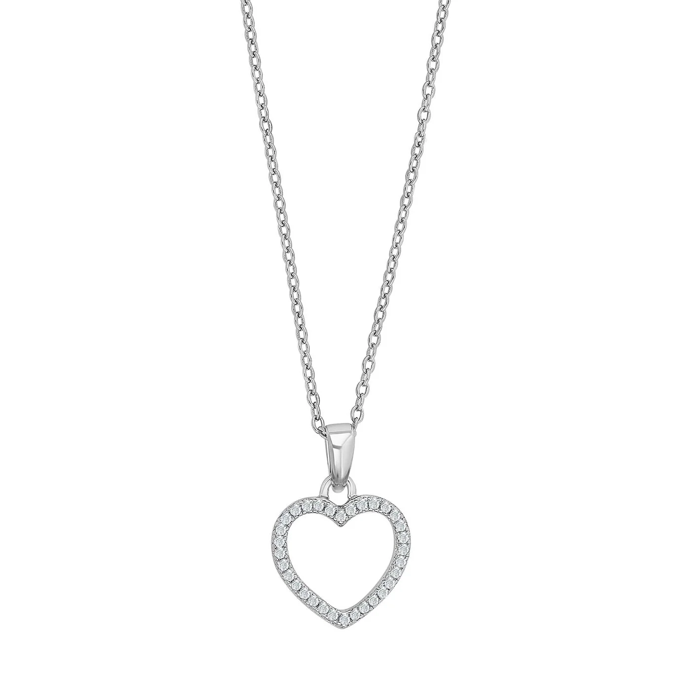 Filigrane Halskette aus rhodiniertem 925er Sterling-Silber mit schlichtem Anh&auml;nger (11 mm) im modernen, minimalistischen Design. Die zeitlose Form macht die Kette zu einem vielseitigen Begleiter f&uuml;r jeden Tag &ndash; perfekt solo getragen oder im Layering-Look kombiniert. Die Rhodinierung sch&uuml;tzt das Silber vor dem Anlaufen und sorgt f&uuml;r langanhaltenden Glanz.