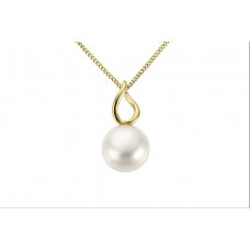 Hanger 18 kt met zoetwaterparel exclusief ketting 