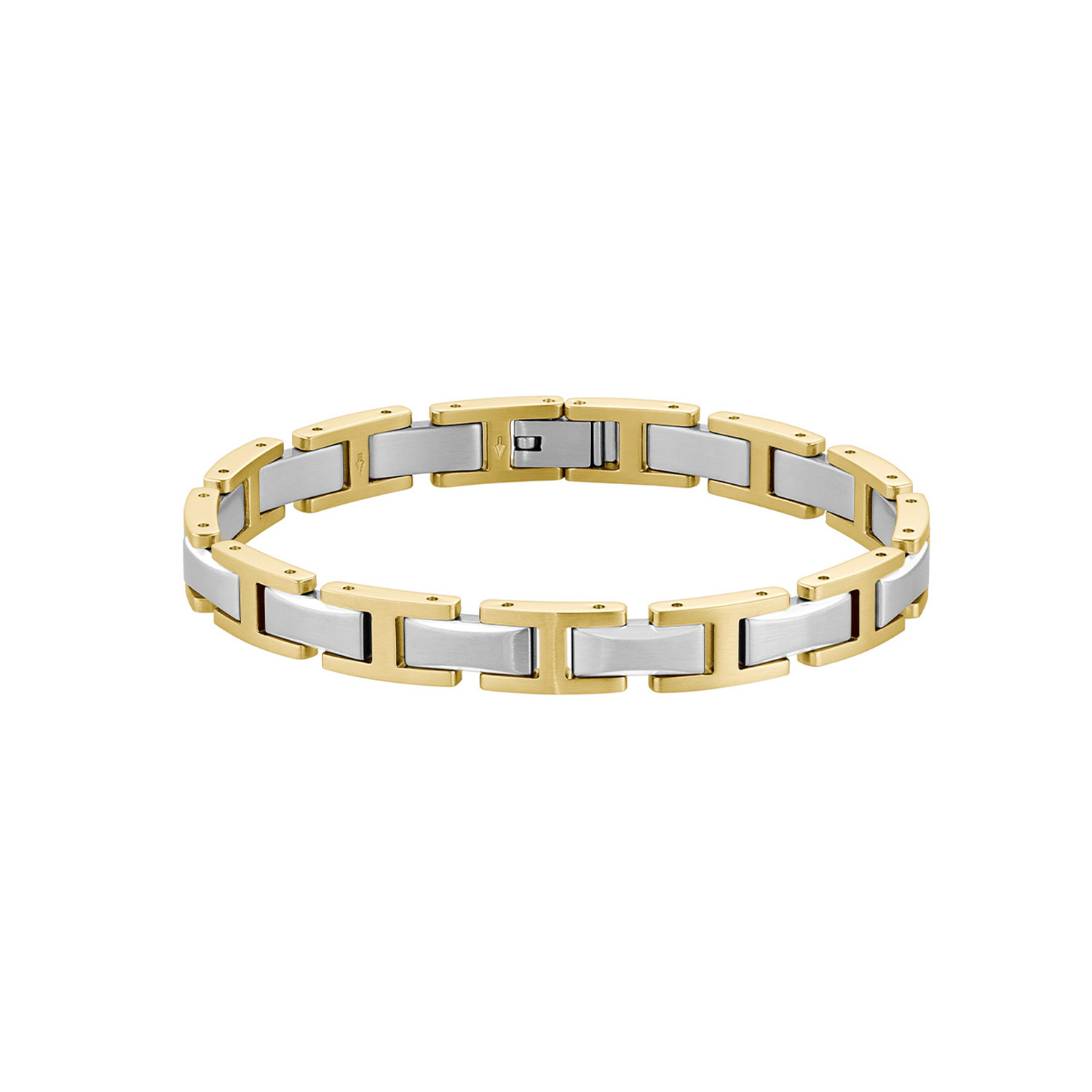 BOSS JEWELS HBJ1580793 NOLAN ESSENTIALS Heren Armband 19cm
Deze stijlvolle stalen heren schakelarmband straalt kracht en elegantie uit. Gemaakt van hoogwaardig roestvrij staal, is de armband duurzaam, kleurvast en geschikt voor dagelijks gebruik. De bicolor armband van BOSS uit de NOLAN ESSENTIALS serie met artikelnr. HBJ1580793 heeft platte rechthoekige schakels en sluit met een druksluiting. Hij is op meerdere lengtes te dragen en de totale lengte is 19cm. Goed te combineren met de bijpassende sieraden van BOSS.

Het merk: HUGO BOSS is afgestemd op levensstijlen waar het gaat om kwaliteit en precisie. Het wereldwijde fashionlabel is verdeeld in twee merken: BOSS en HUGO. Het merk BOSS biedt geavanceerde, moderne horloges gericht op kwaliteit en design om een onberispelijke look te cre&euml;ren &ndash; of het nu zakelijk, casual of sportief is. Ontdek de nieuwe horlogecollectie die bewijst dat details echt het verschil maken.

 Specificaties:
- Artikelnr: HBJ1580793
- Schakelarmband
- Materiaal: Staal
- Bicolor
- Lengte: 19cm verstelbaar